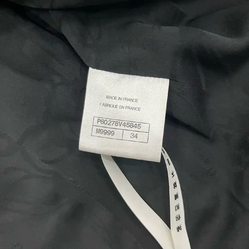 Chanel Chanel Black Cardigan with Decorative Pattern 0089 Size XS / US 0-2 / IT 36-38 - 4 Thumbnail