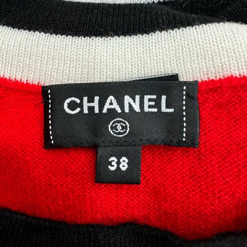 Chanel Chanel Red Cotton T-shirt for Women 0089 Size M / US 6-8 / IT 42-44 - 6 Thumbnail