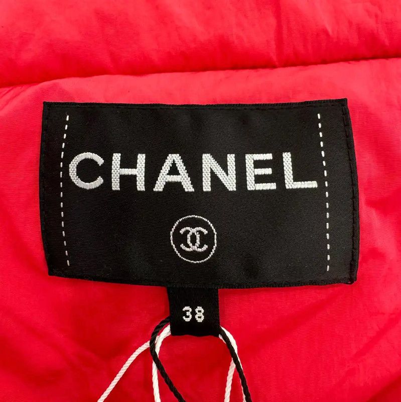 Chanel Chanel Red Padded Women's Down Jacket 0089 Size M / US 6-8 / IT 42-44 - 7 Thumbnail