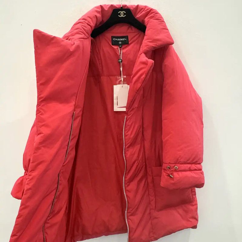 Chanel Chanel Red Padded Women's Down Jacket 0089 Size M / US 6-8 / IT 42-44 - 5 Thumbnail