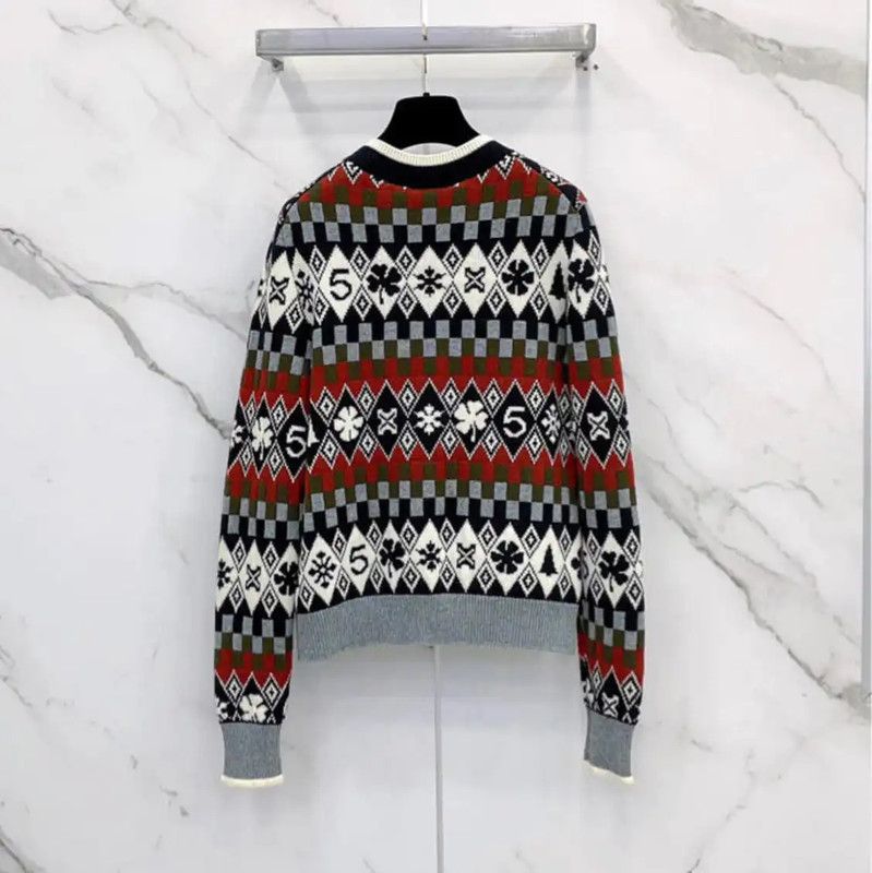 Chanel Chanel Color Block Cashmere Cardigan 0089 Size S / US 4 / IT 40 - 2 Thumbnail