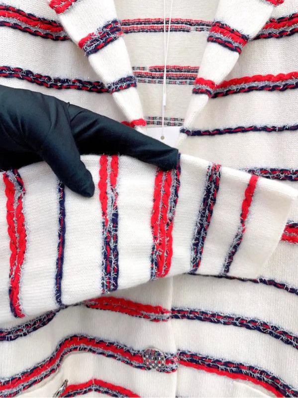 Chanel Chanel Multicolor Cotton Blend Long Sleeve Sweater 0089 Size S / US 4 / IT 40 - 5 Thumbnail