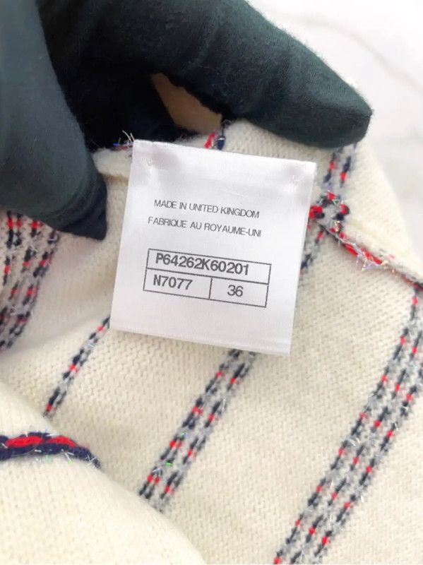 Chanel Chanel Multicolor Cotton Blend Long Sleeve Sweater 0089 Size S / US 4 / IT 40 - 9 Thumbnail