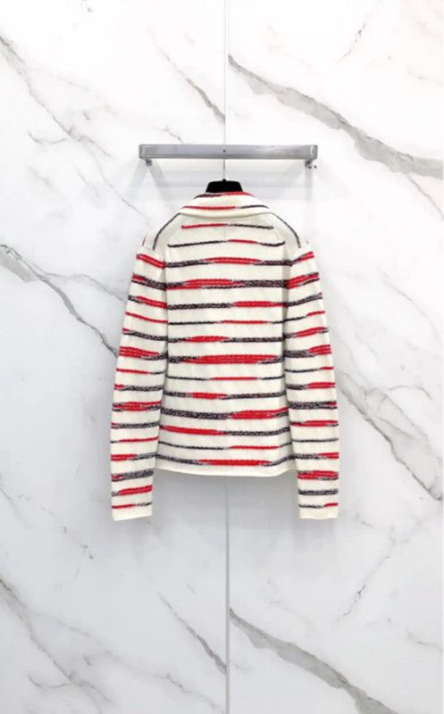 Chanel Chanel Multicolor Cotton Blend Long Sleeve Sweater 0089 Size S / US 4 / IT 40 - 2 Thumbnail