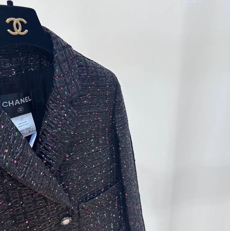 Chanel Chanel Multicolor Women's Coat 0089 Size M / US 6-8 / IT 42-44 - 5 Thumbnail