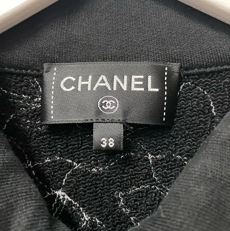 Chanel Chanel Black Long Sleeve Hoodie for Women 0089 Size ONE SIZE - 5 Thumbnail
