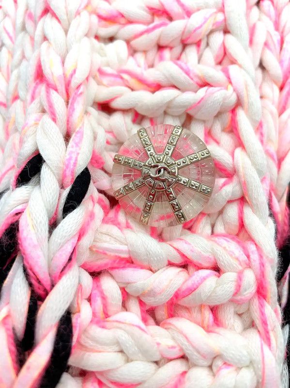 Chanel Chanel Pink Knit Women's Jacket 0089 Size M / US 6-8 / IT 42-44 - 6 Thumbnail