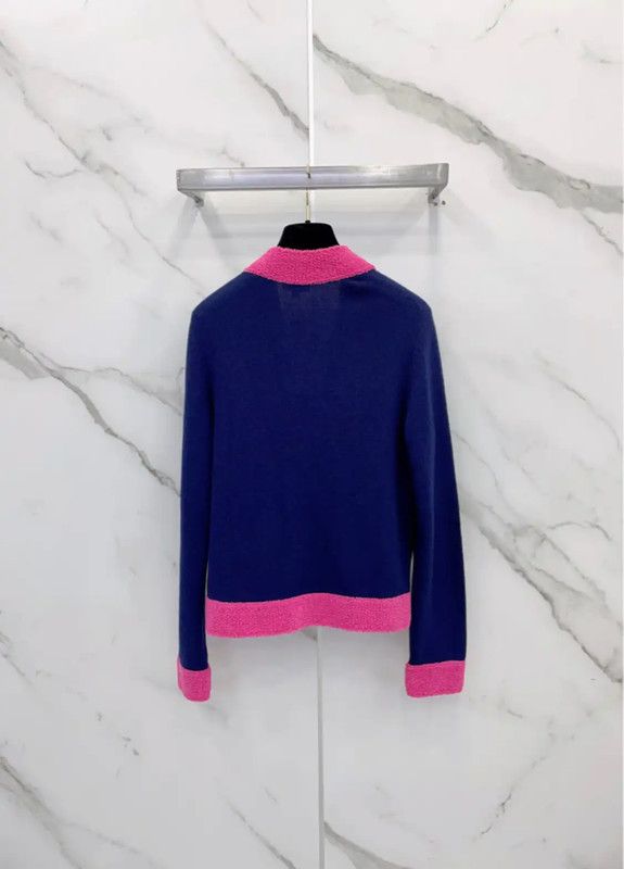 Chanel Chanel Color Block Cashmere Blend Cardigan 0089 Size XS / US 0-2 / IT 36-38 - 2 Thumbnail