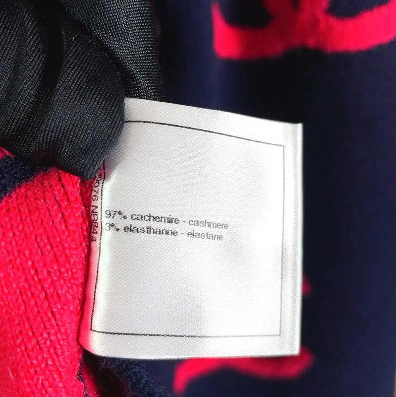 Chanel Chanel Blue Cashmere Women’s Long Sleeve Sweater 0089 Size S / US 4 / IT 40 - 10 Thumbnail