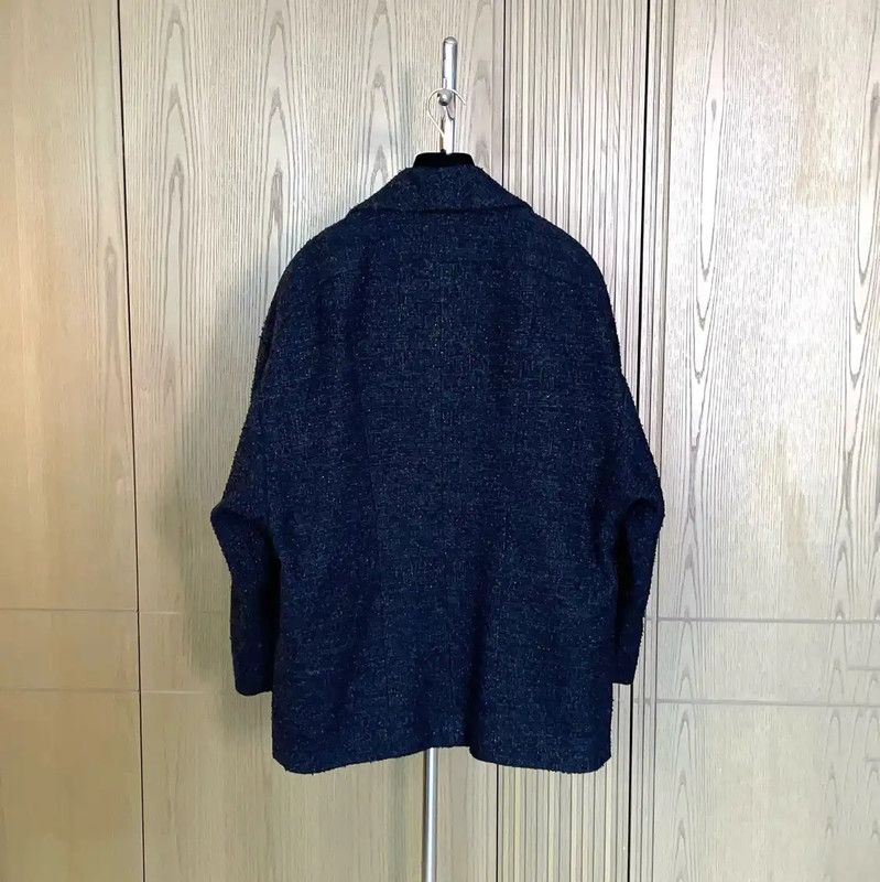 Chanel Chanel Black Cotton Blend Tweed Jacket 0089 Size S / US 4 / IT 40 - 2 Thumbnail