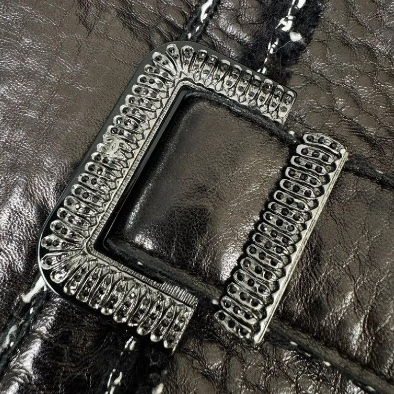 Chanel Chanel Black Women's Coat for Spring and Autumn 0089 Size S / US 4 / IT 40 - 4 Thumbnail