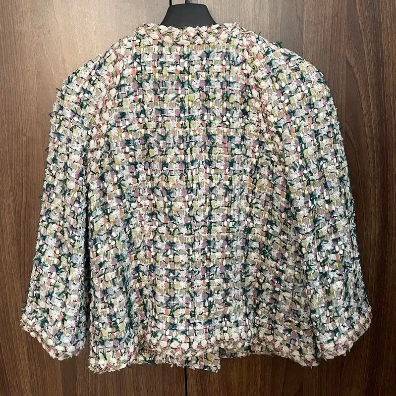 Chanel Chanel Green Women's Jacket Size XS 0089 Size XS / US 0-2 / IT 36-38 - 2 Thumbnail