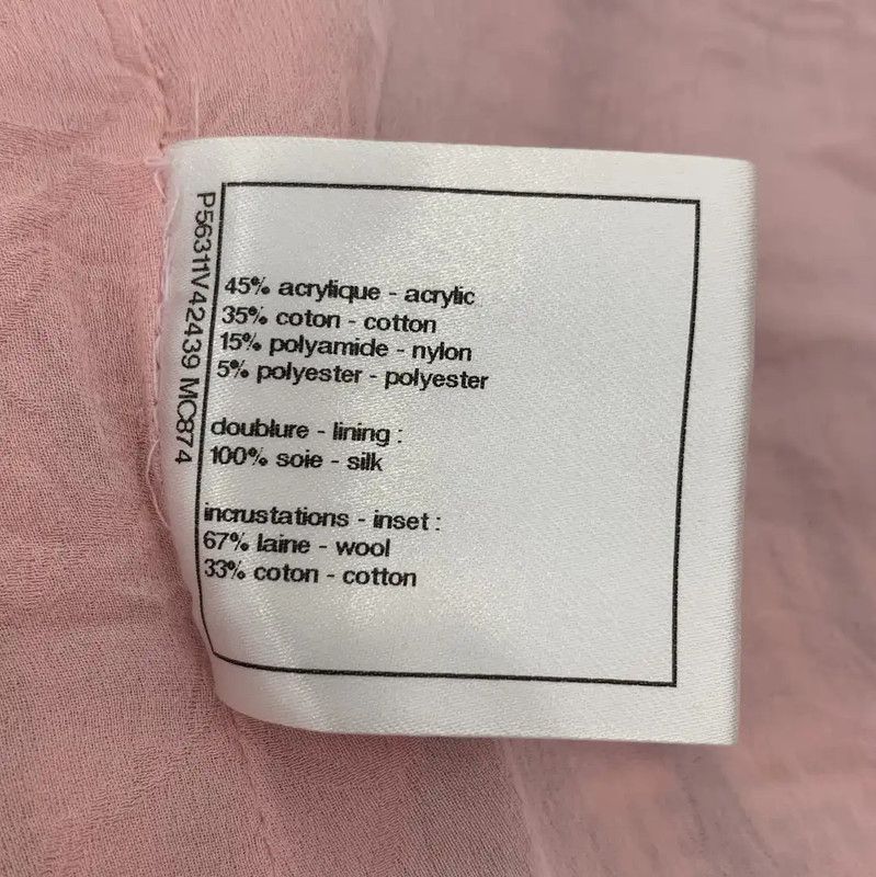 Chanel Chanel Pink XXS Women's Jacket 0089 Size XXS / US 00 / IT 34 - 7 Thumbnail