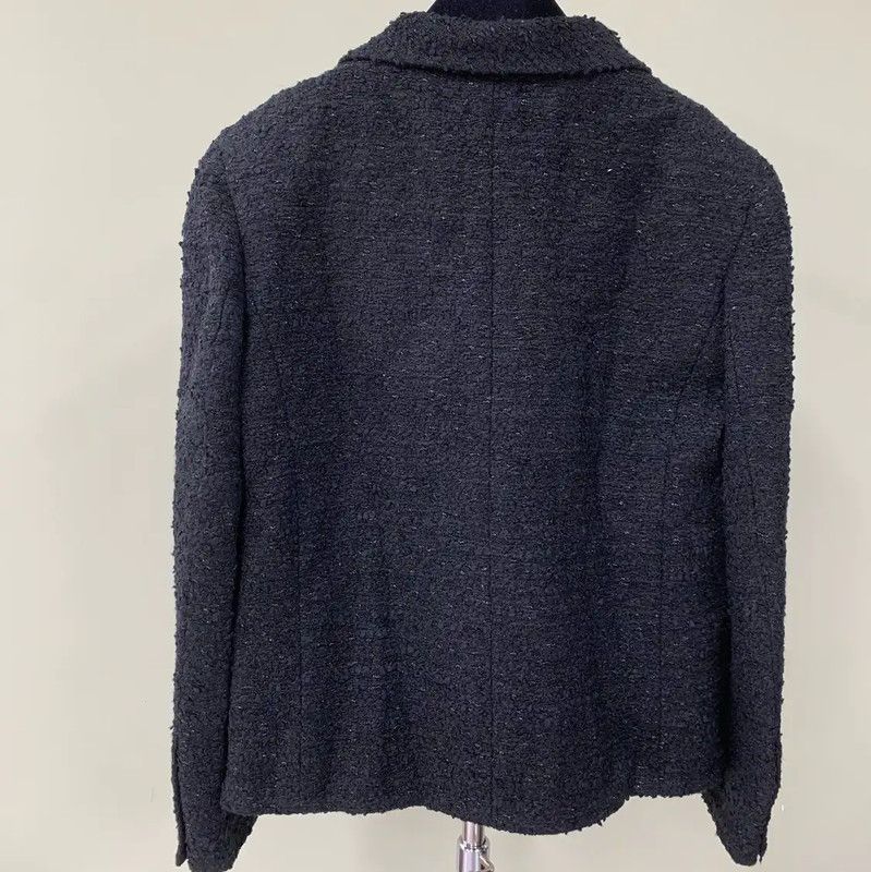 Chanel Chanel Black Ladies Jacket 0089 Size ONE SIZE - 2 Thumbnail