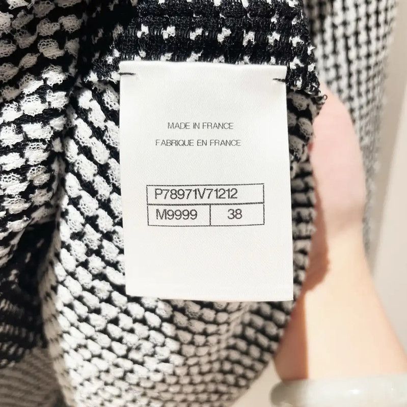 Chanel Chanel Short Sleeve Gray Cotton Blend Shirt 0089 Size M / US 6-8 / IT 42-44 - 4 Thumbnail