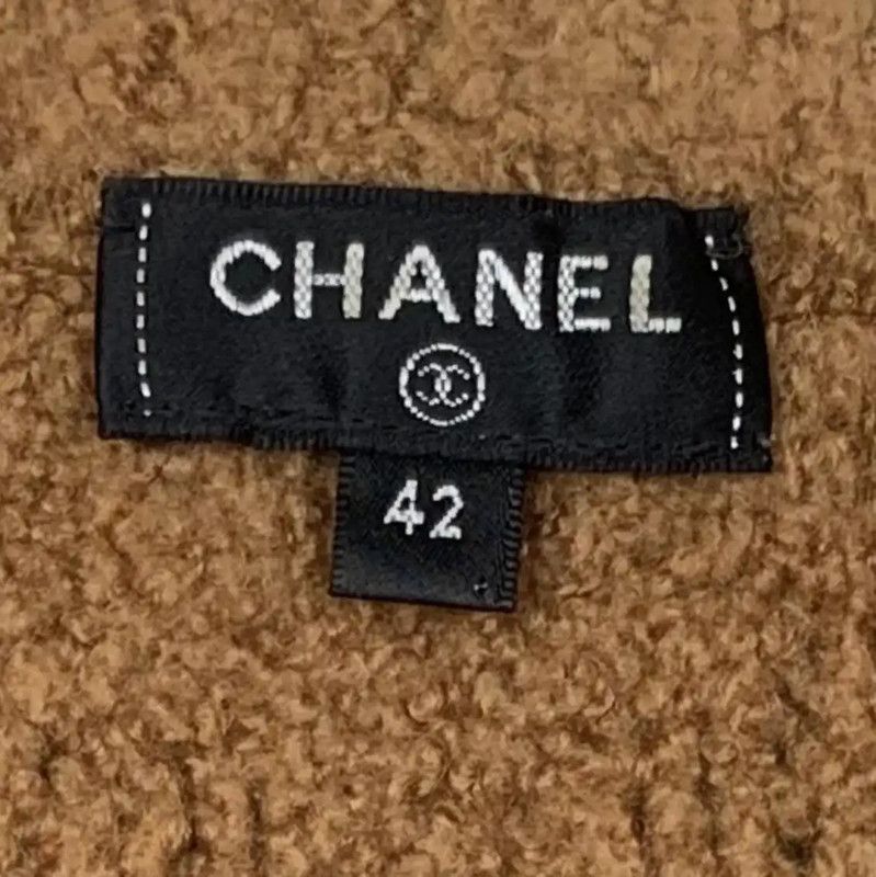 Chanel Chanel Camel Cashmere Women's Jacket 0089 Size M / US 6-8 / IT 42-44 - 5 Thumbnail