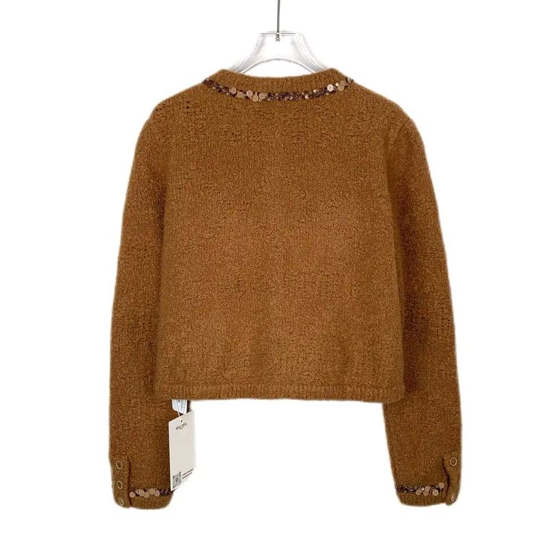 Chanel Chanel Camel Cashmere Women's Jacket 0089 Size M / US 6-8 / IT 42-44 - 2 Thumbnail