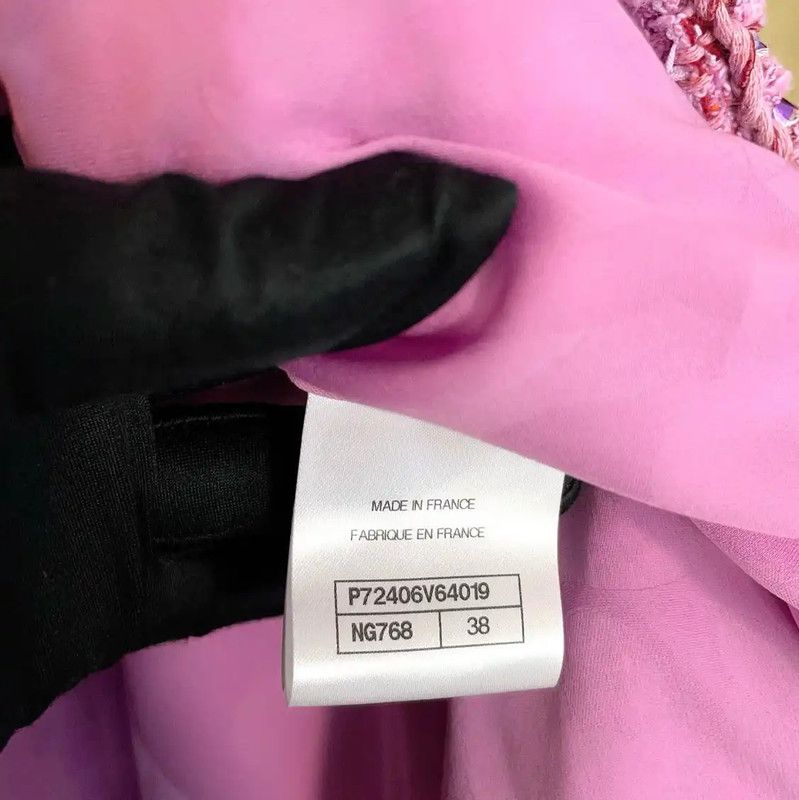 Chanel Chanel Pink Cotton Blend Vest for Women 0089 Size S / US 4 / IT 40 - 9 Thumbnail