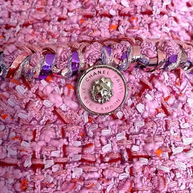 Chanel Chanel Pink Cotton Blend Vest for Women 0089 Size S / US 4 / IT 40 - 6 Thumbnail