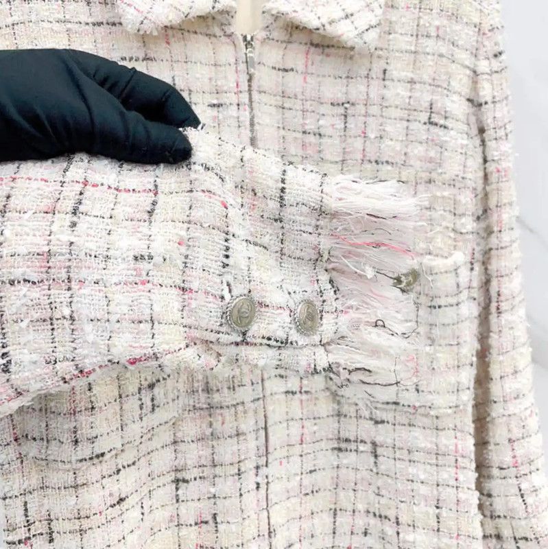 Chanel Chanel M Size Pink Cotton Dress 0089 Size M / US 6-8 / IT 42-44 - 6 Thumbnail