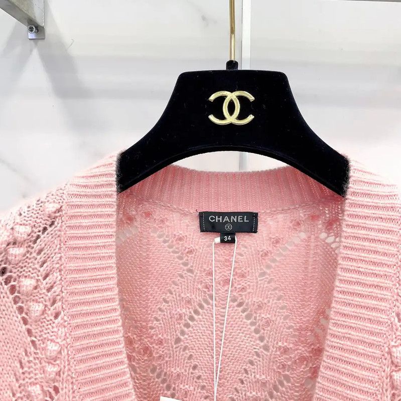 Chanel Chanel Pink Silk Blend Long Sleeve Top 0089 Size S / US 4 / IT 40 - 3 Thumbnail
