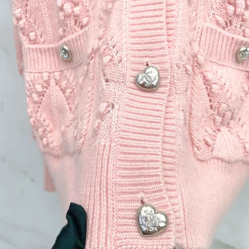 Chanel Chanel Pink Silk Blend Long Sleeve Top 0089 Size S / US 4 / IT 40 - 8 Thumbnail