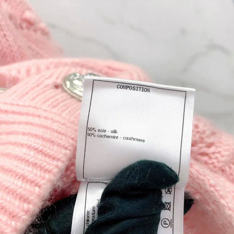 Chanel Chanel Pink Silk Blend Long Sleeve Top 0089 Size S / US 4 / IT 40 - 10 Thumbnail