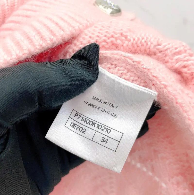 Chanel Chanel Pink Silk Blend Long Sleeve Top 0089 Size S / US 4 / IT 40 - 9 Thumbnail