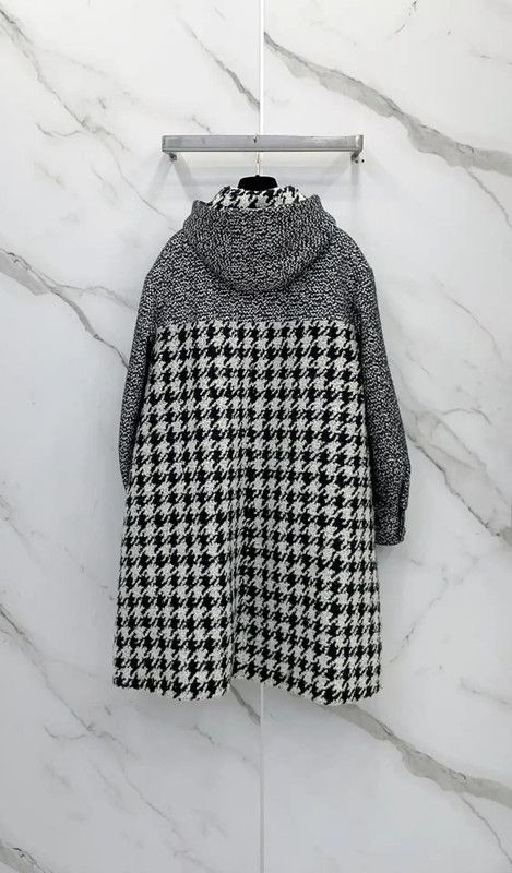 Chanel Chanel Gray Wool Blend Mid-Length Coat 0089 Size S / US 4 / IT 40 - 2 Thumbnail