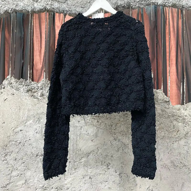 Chanel CHANEL Black Cropped Jacket for Women 0089 Size ONE SIZE - 2 Thumbnail
