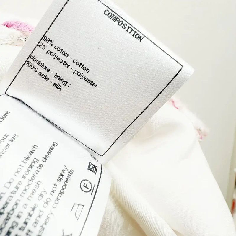 Chanel Chanel Pink Checked Women's Coat 0089 Size ONE SIZE - 7 Thumbnail