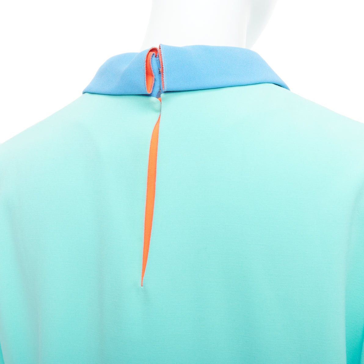ROKSANDA ROKSANDA light blue colorblock darted short sleeve shirt UK10 M Size M / US 6-8 / IT 42-44 - 2 Thumbnail