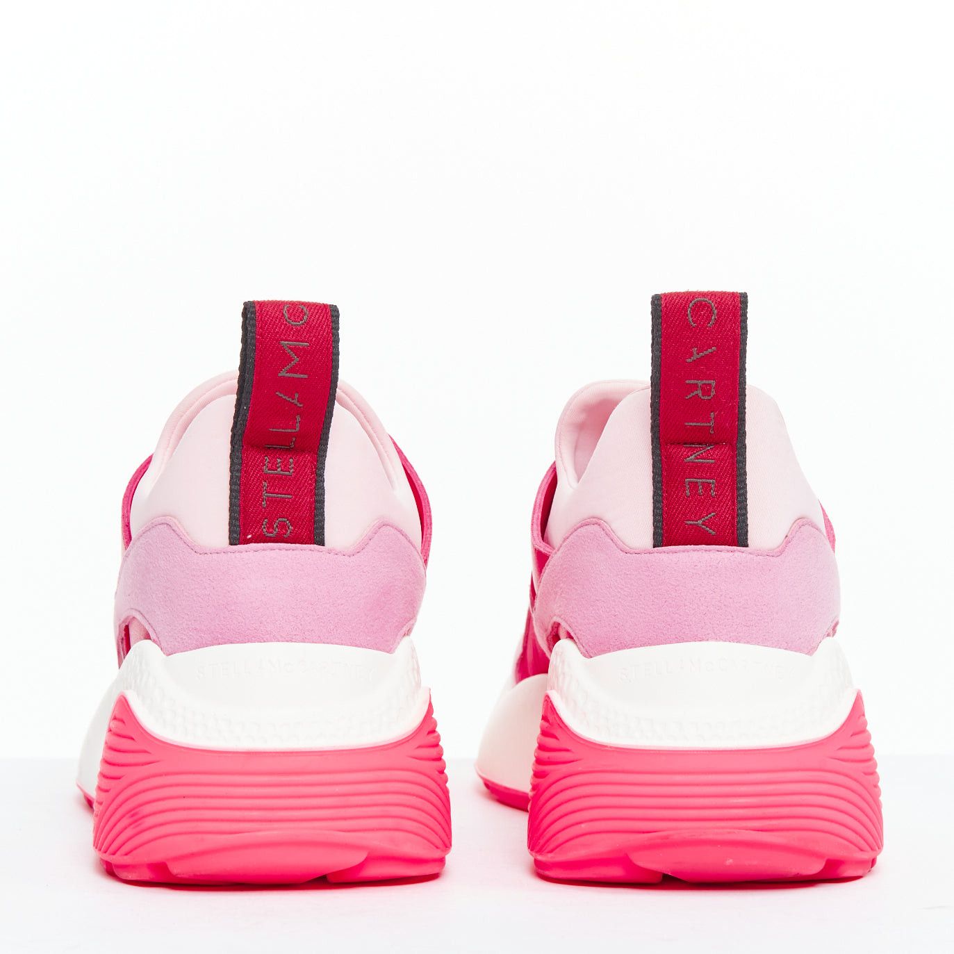 Stella McCartney STELLA MCCARTNEY Eclypse pink fabric patchwork dad sneakers EU38 Size US 8 / IT 38 - 5 Thumbnail