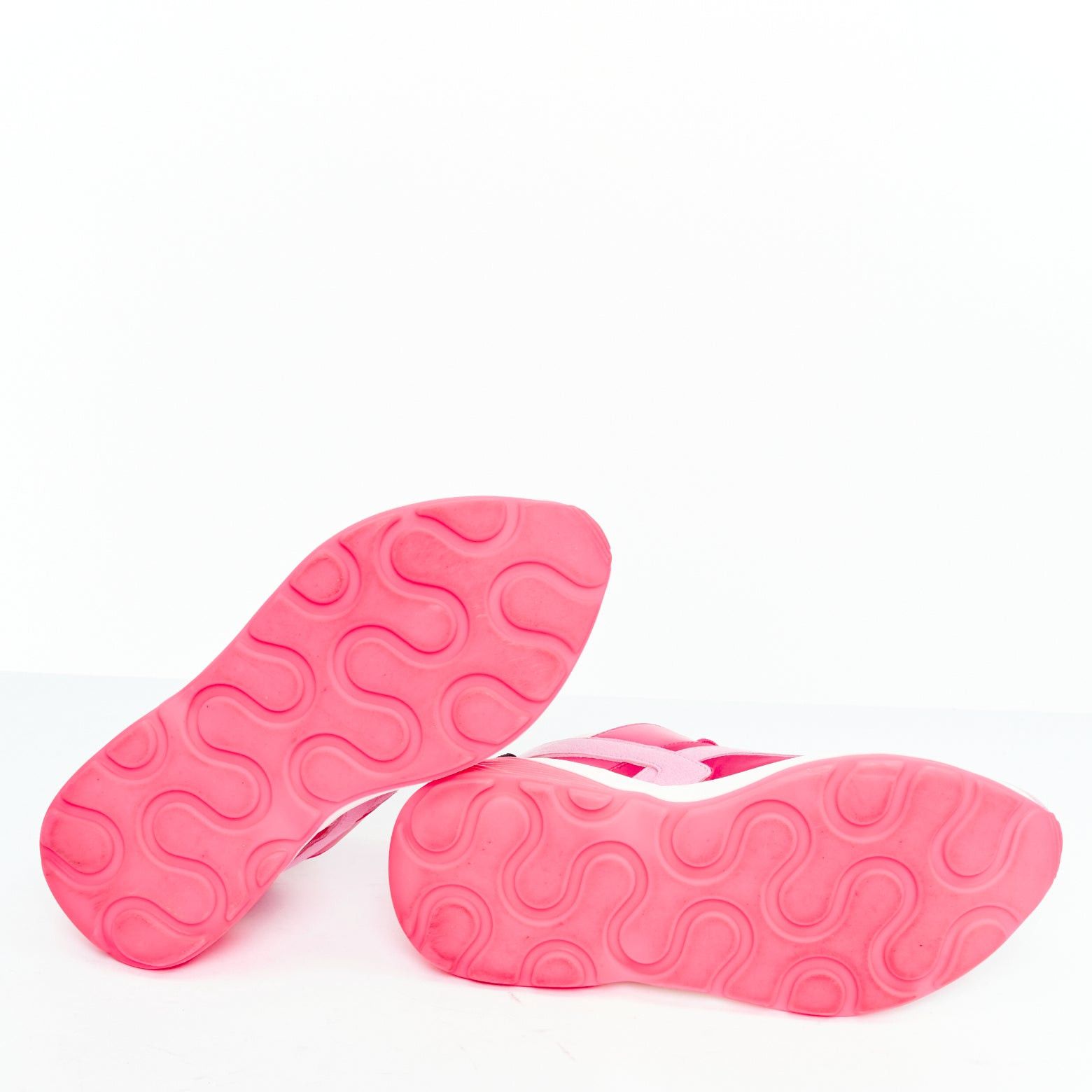 Stella McCartney STELLA MCCARTNEY Eclypse pink fabric patchwork dad sneakers EU38 Size US 8 / IT 38 - 11 Thumbnail