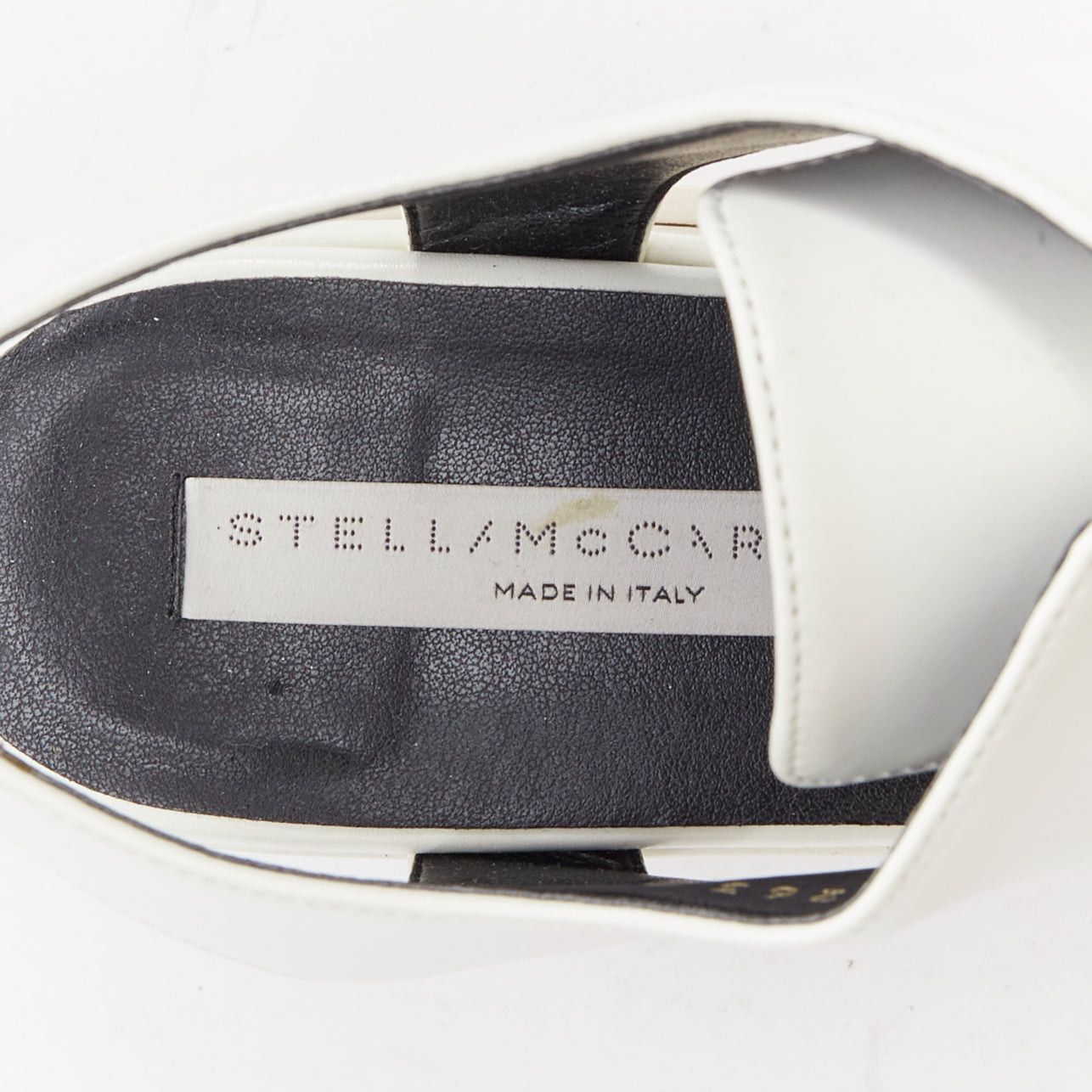 Stella McCartney STELLA MCCARTNEY Elyse white vegan leather lace up platforms EU39 Size US 9 / IT 39 - 9 Thumbnail