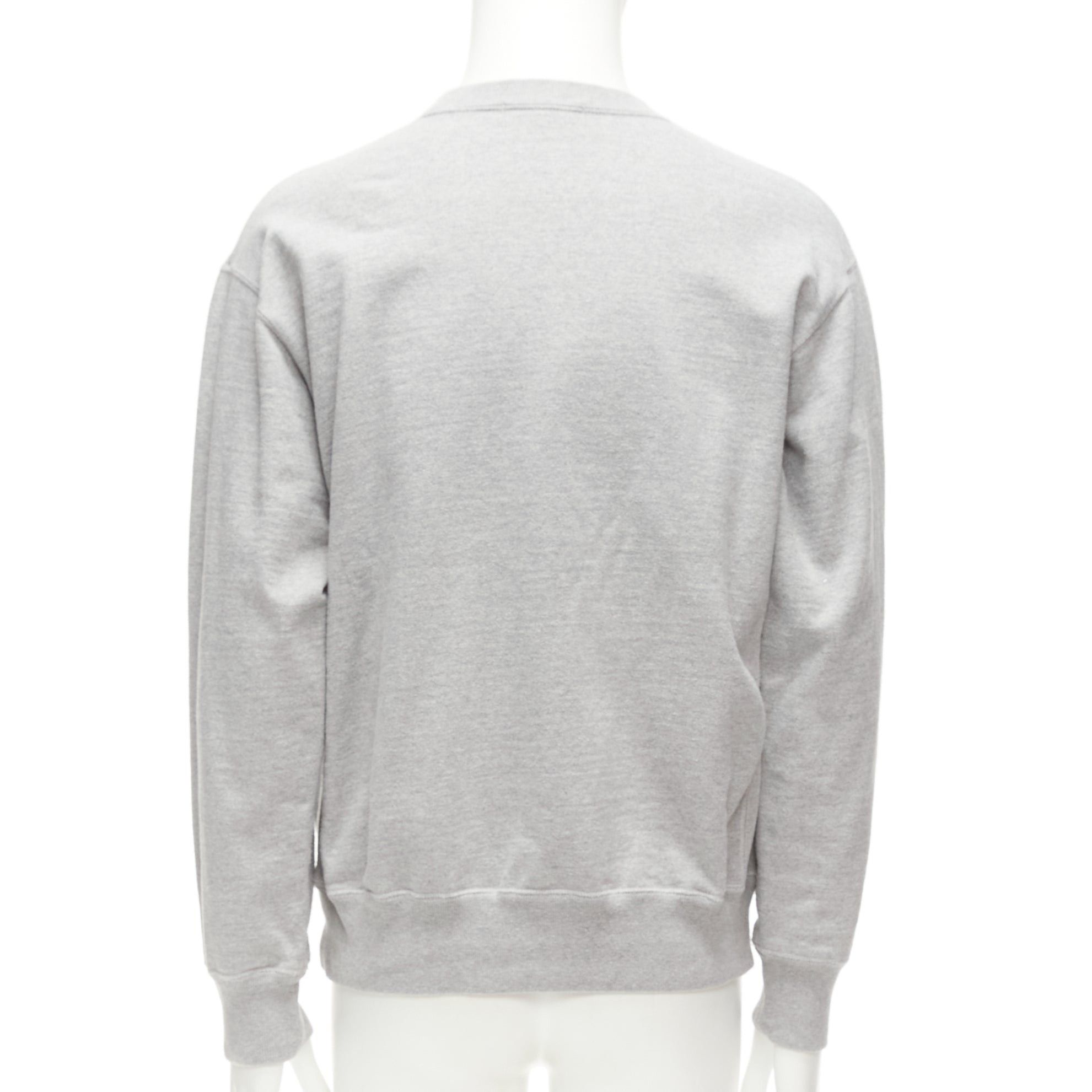 Comme des Garcons COMME DES GARCONS 2021 grey cotton white logo varsity sweatshirt M Size US M / EU 48-50 / 2 - 5 Thumbnail