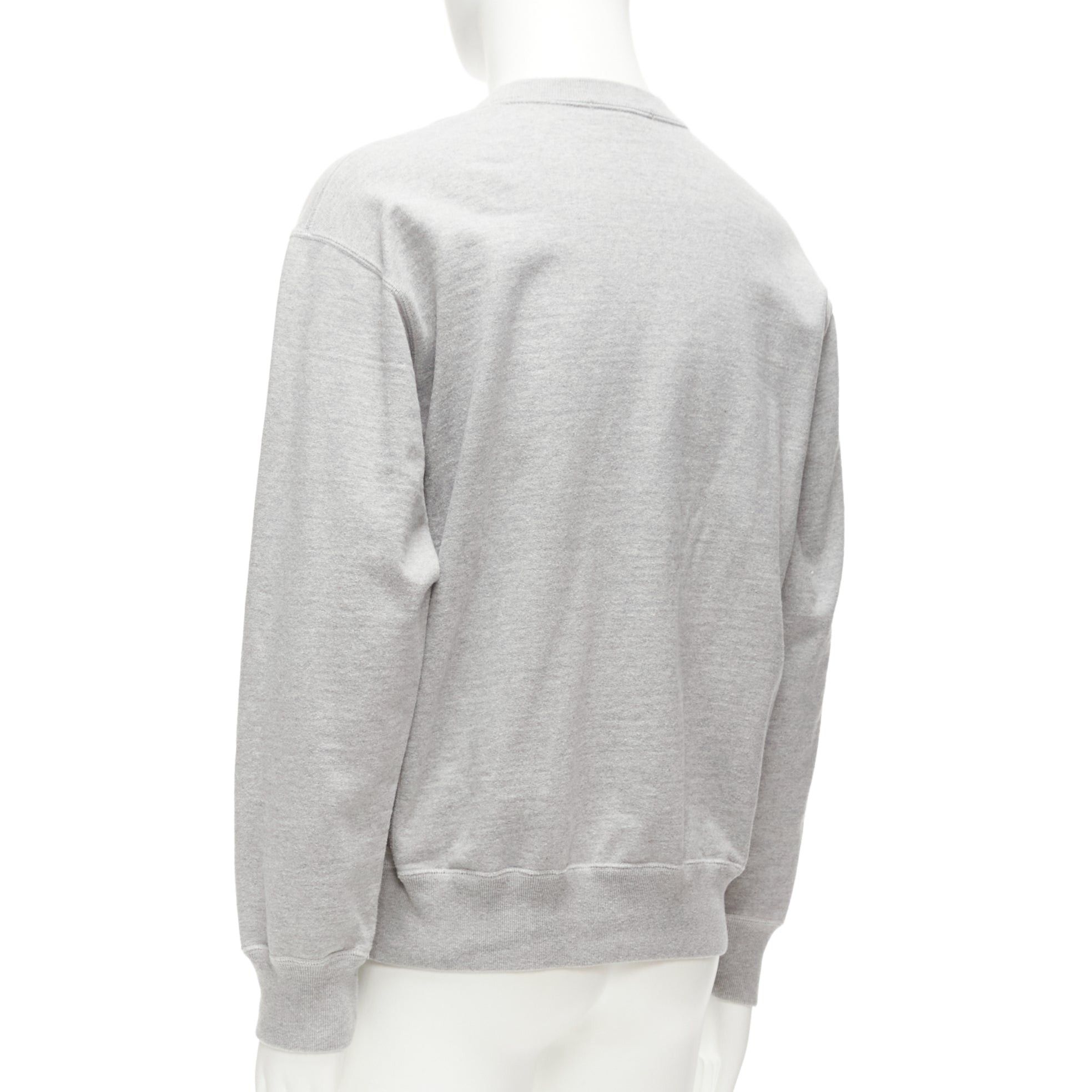 Comme des Garcons COMME DES GARCONS 2021 grey cotton white logo varsity sweatshirt M Size US M / EU 48-50 / 2 - 6 Thumbnail
