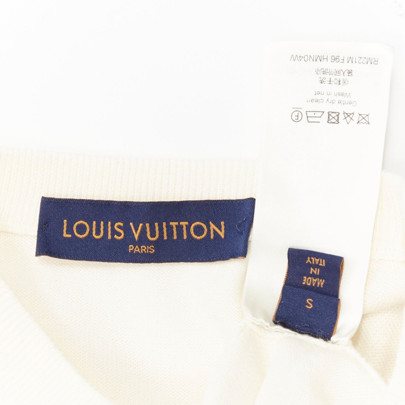 Louis Vuitton LOUIS VUITTON Nigo LV Made Duck cream intarsia jacquard knit top S Size US S / EU 44-46 / 1 - 8 Thumbnail