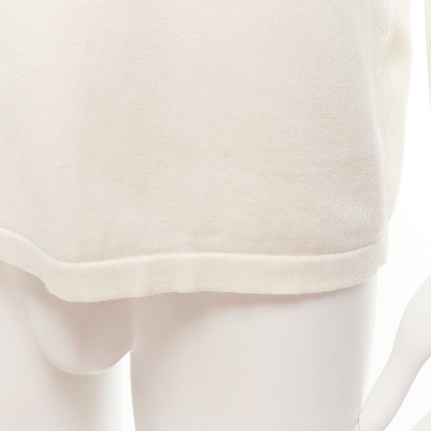 Louis Vuitton LOUIS VUITTON Nigo LV Made Duck cream intarsia jacquard knit top S Size US S / EU 44-46 / 1 - 7 Thumbnail