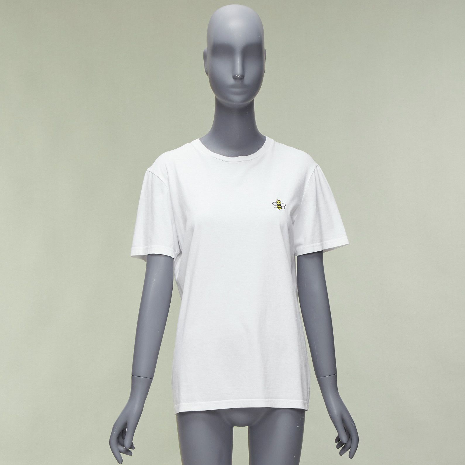 Dior DIOR HOMME Kaws white yellow cross eye logo bee embroidery tshirt XS Size US S / EU 44-46 / 1 - 9 Thumbnail