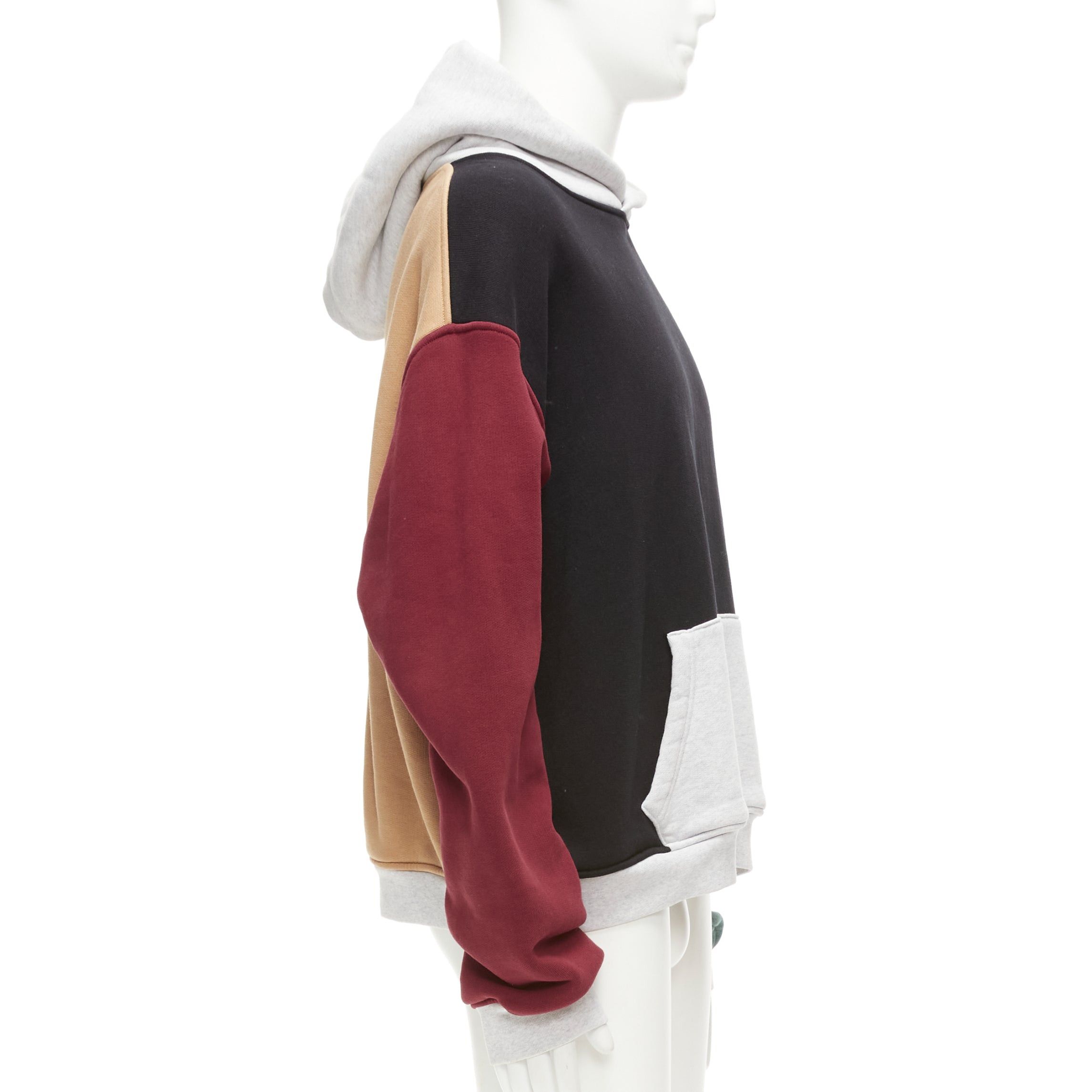 Alexander Wang ALEXANDER WANG multicolour colorblocked panelled hoodie sweatshirt M Size US M / EU 48-50 / 2 - 4 Thumbnail