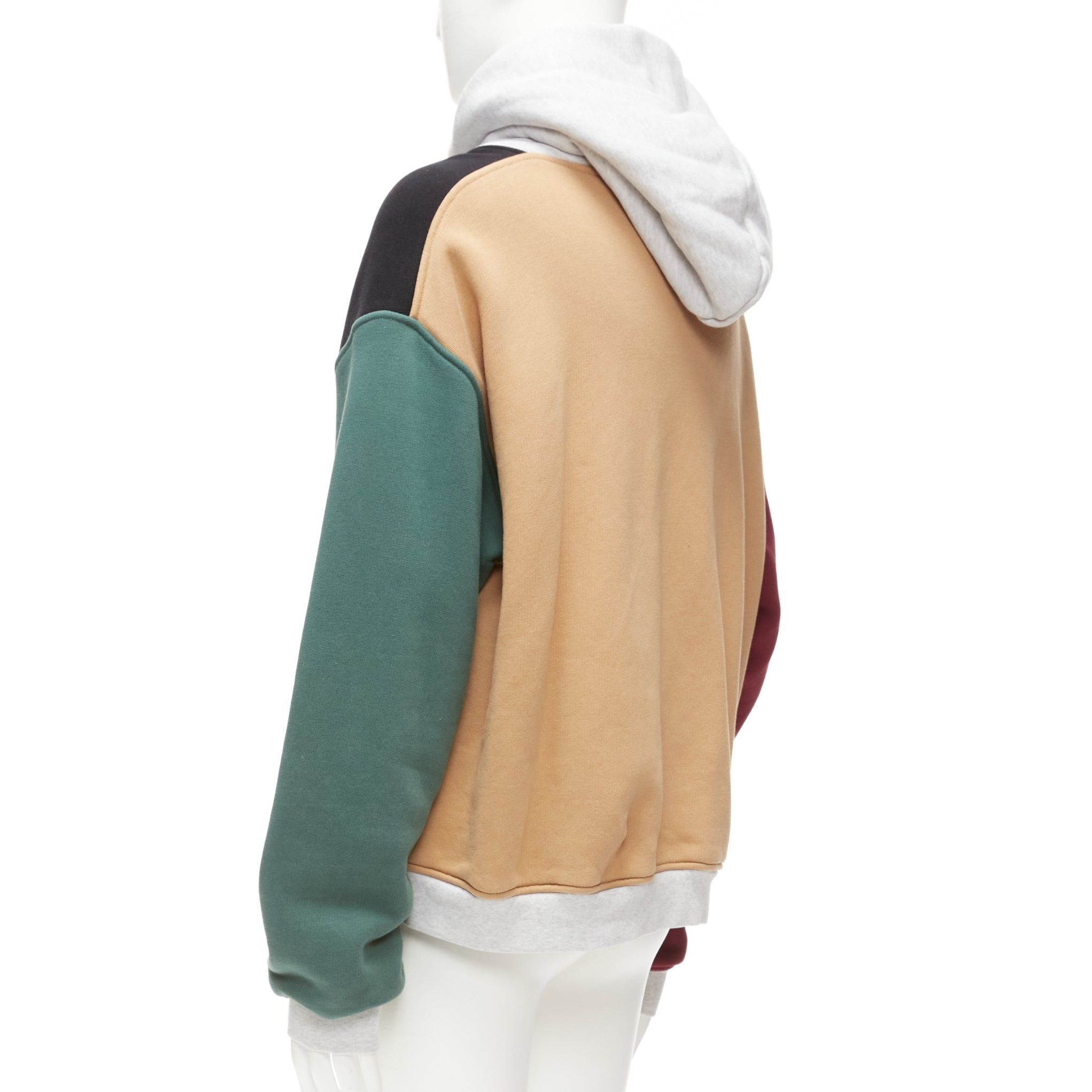 Alexander Wang ALEXANDER WANG multicolour colorblocked panelled hoodie sweatshirt M Size US M / EU 48-50 / 2 - 5 Thumbnail