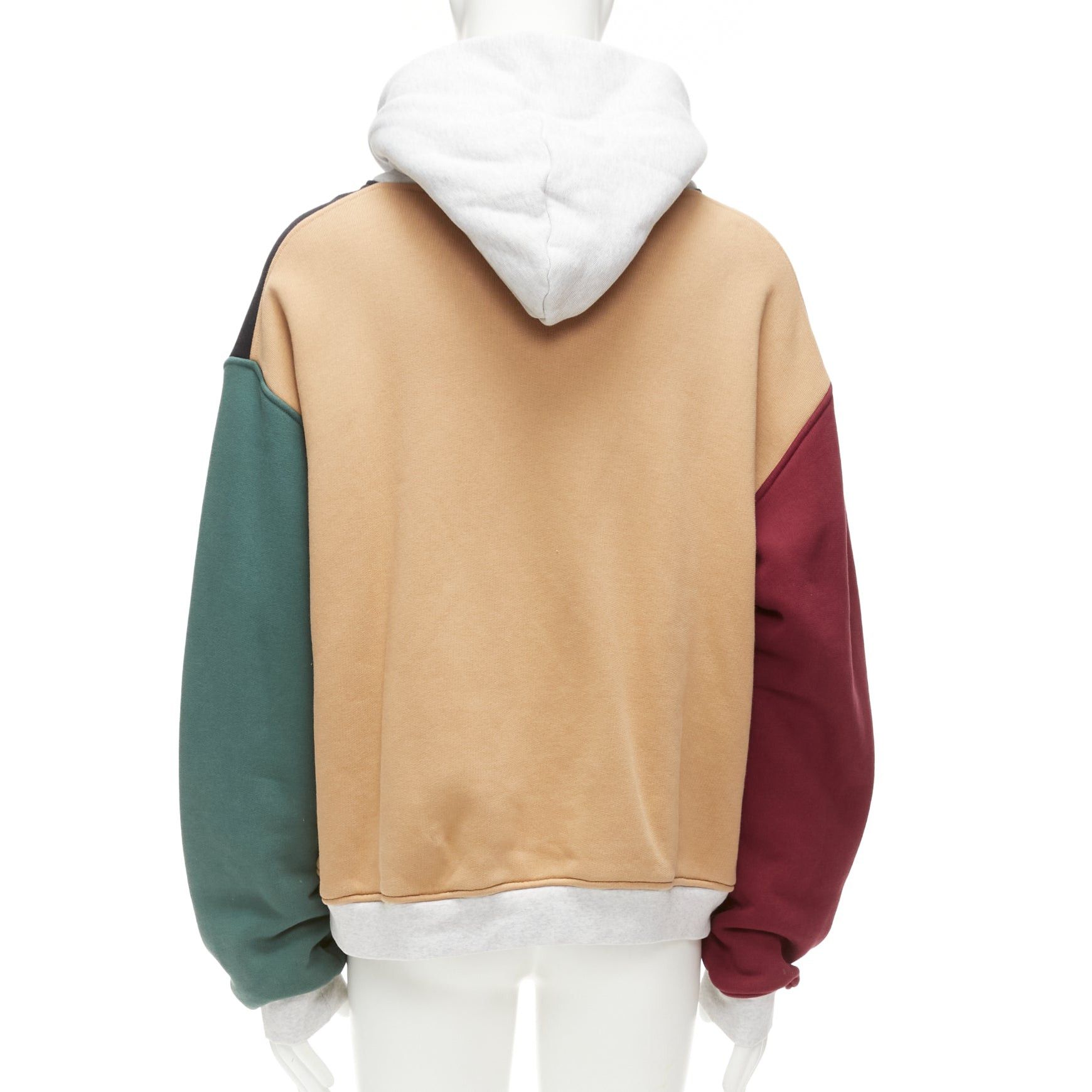 Alexander Wang ALEXANDER WANG multicolour colorblocked panelled hoodie sweatshirt M Size US M / EU 48-50 / 2 - 2 Thumbnail