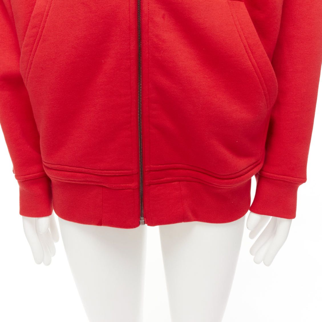 Burberry BURBERRY red cotton blend house check lined logo oversized hoodie XS Size US S / EU 44-46 / 1 - 8 Thumbnail