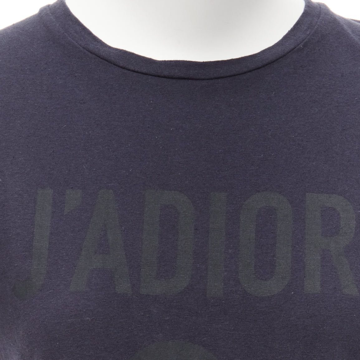 Dior CHRISTIAN DIOR Jadior 8 washed black cotton linen screen print tshirt XS Size S / US 4 / IT 40 - 7 Thumbnail