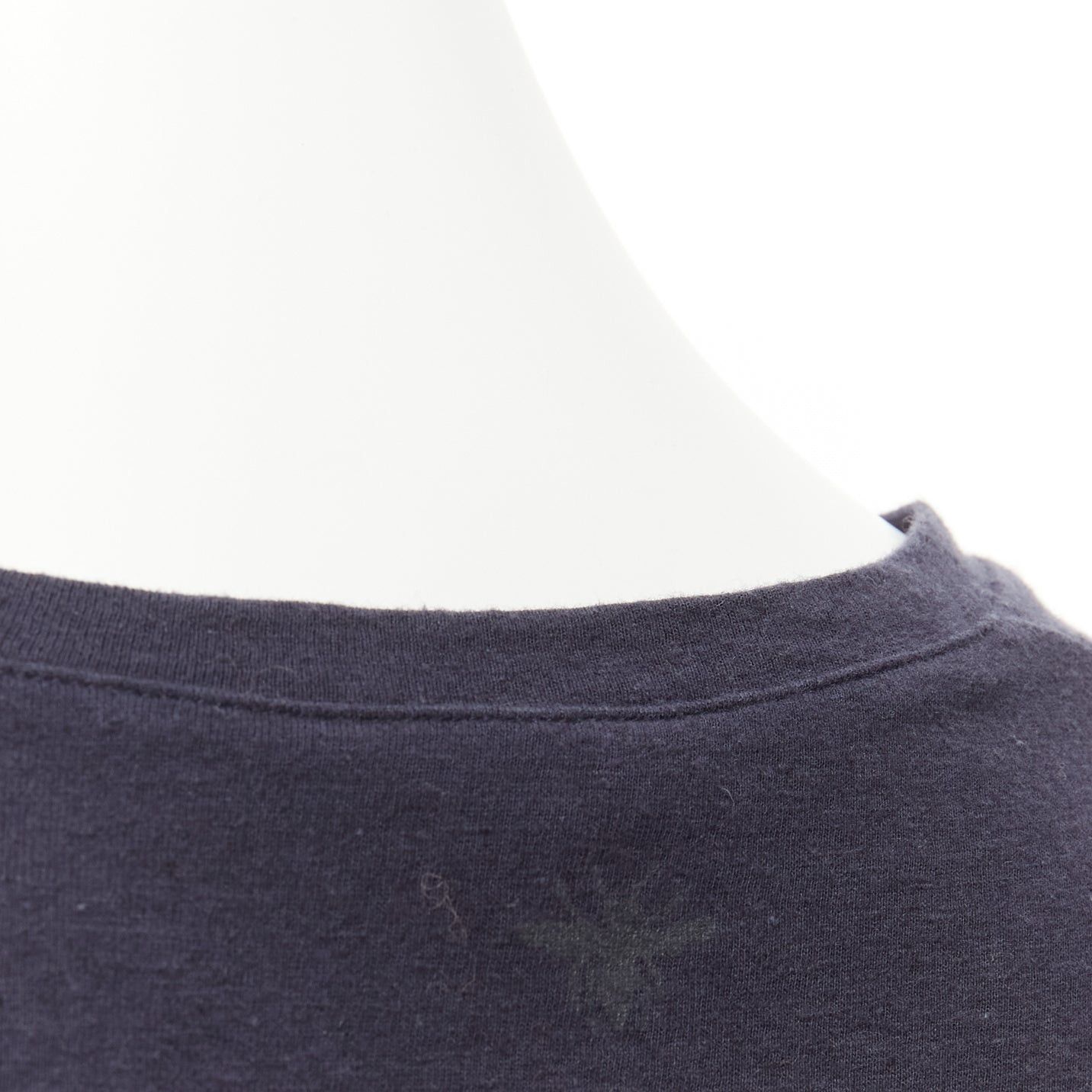 Dior CHRISTIAN DIOR Jadior 8 washed black cotton linen screen print tshirt XS Size S / US 4 / IT 40 - 2 Thumbnail