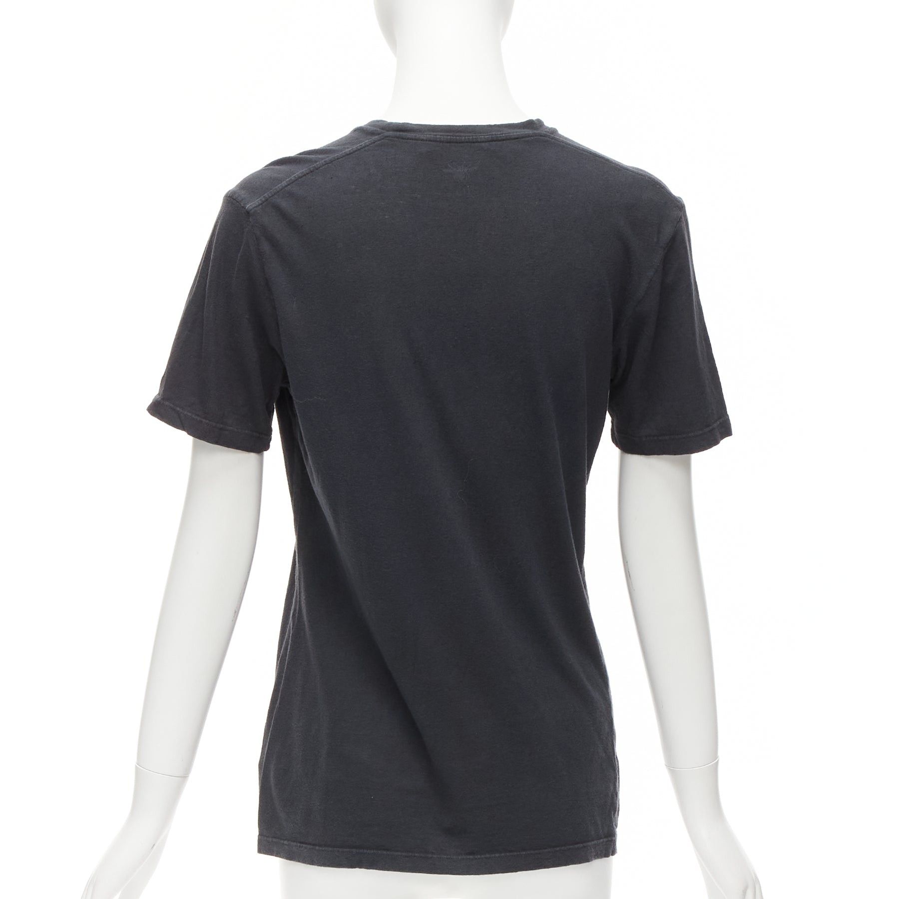 Dior CHRISTIAN DIOR Non Non Et Non washed black green cotton linen tshirt XS Size S / US 4 / IT 40 - 5 Thumbnail