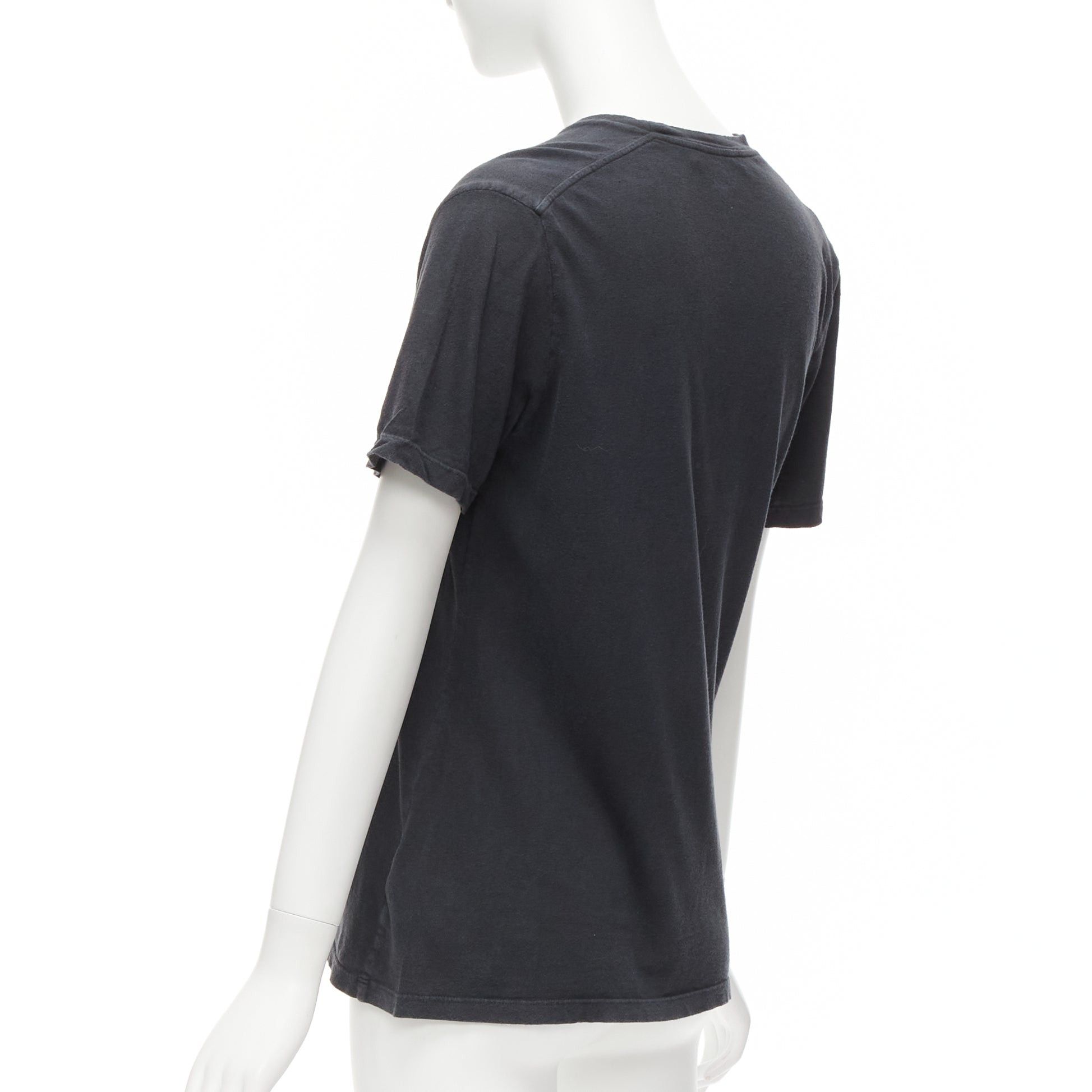 Dior CHRISTIAN DIOR Non Non Et Non washed black green cotton linen tshirt XS Size S / US 4 / IT 40 - 6 Thumbnail