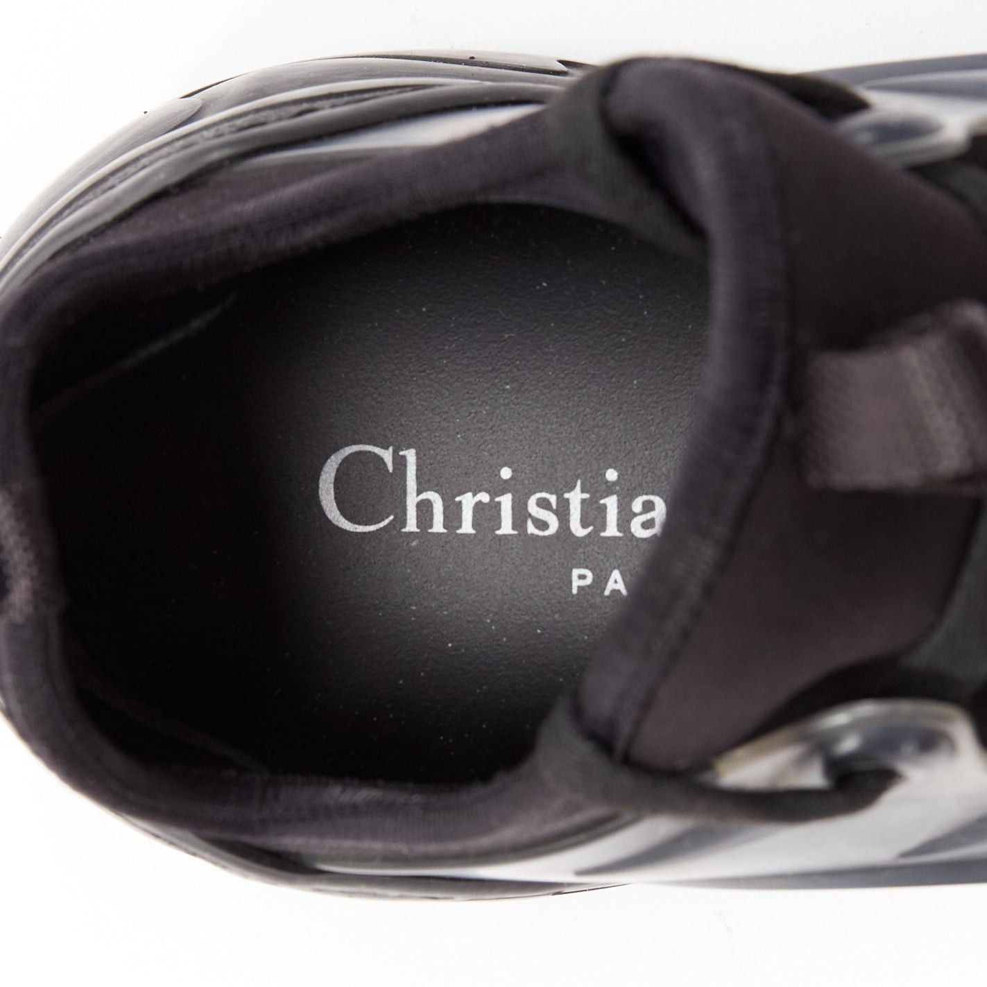 Dior DIOR D-connect black logo technical fabric lace up chunky sneaker EU35 Size US 5 / IT 35 - 9 Thumbnail