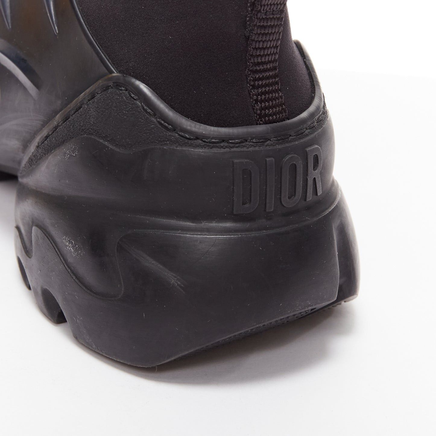 Dior DIOR D-connect black logo technical fabric lace up chunky sneaker EU35 Size US 5 / IT 35 - 8 Thumbnail